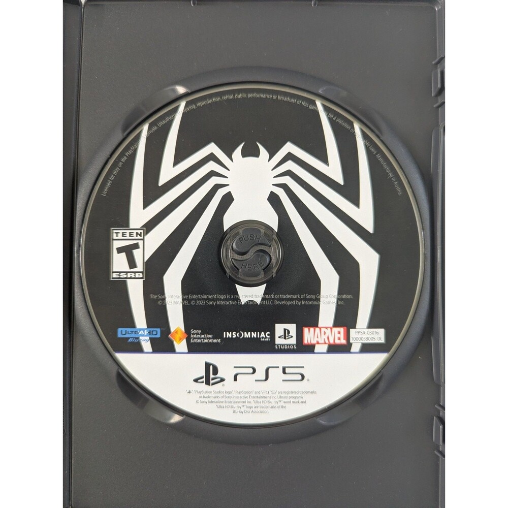 Marvel's Spider-Man 2 Sony PlayStation 5 PS5 Game Disc Only Loose Tested Working
